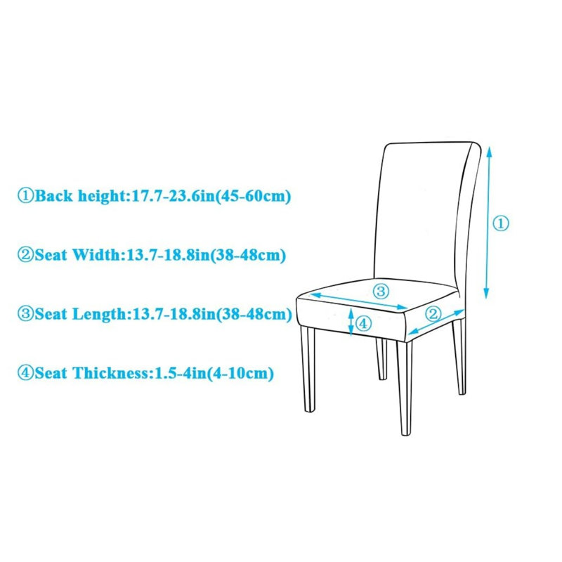 Box Cushion Dining Chair Slipcover