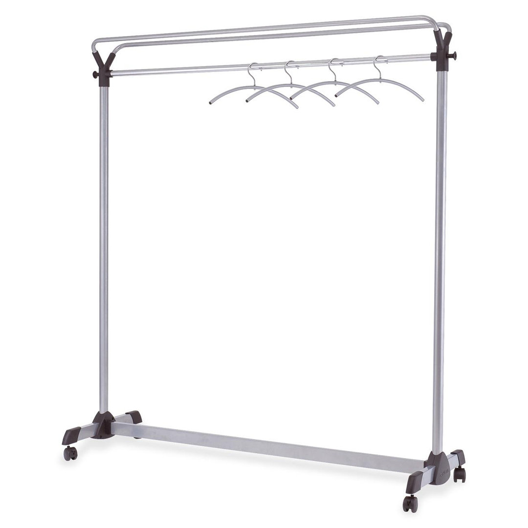 66" H x 59" W x 19" D Mobile Garment/Coat Rack Alba, Inc