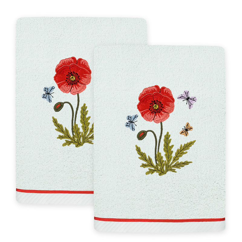 Turkish Cotton Hand Towel, Aqua