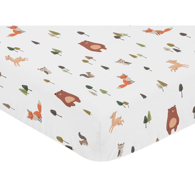 Drap-housse pour lit de bébé Woodsy Pals