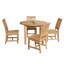 Kratochvil Outdoor 5 - Piece Teak Dining Set