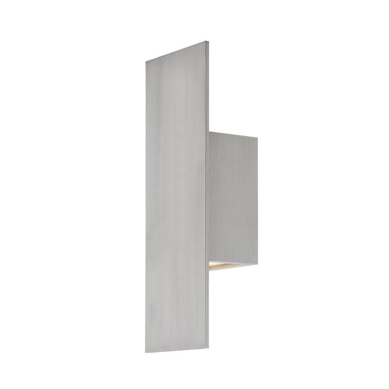 Bergman LED Wall Light, Brushed Aluminum, 20" H x 3.25" W x 5" D