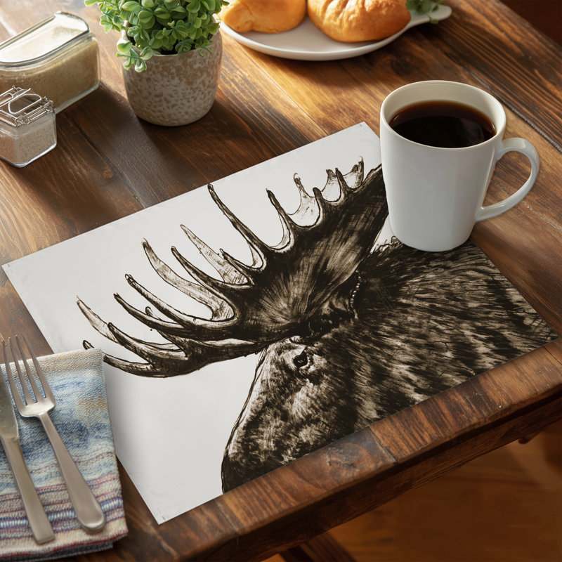 Napperon Moose Plume