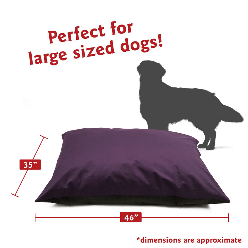 Coussin pour chien Villa Majestic, Grand (l 46 po x P 35 po x H 7 po), Amethyst