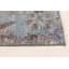 Tapis unique en laine noué à la main de style bleu des années 2000 de 6 pi 4 po x 10 pi 2 po Olivia-Jade