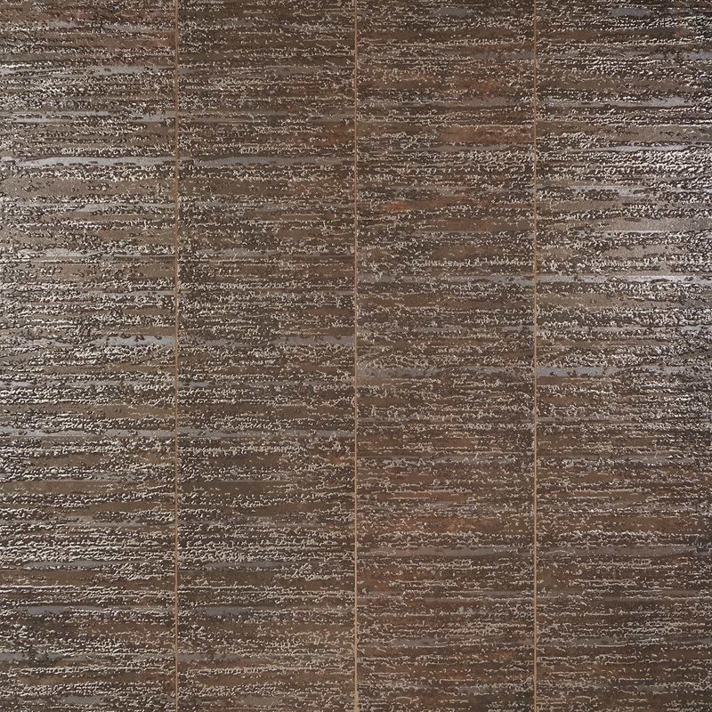 Twilight 12X48 Metal Look Porcelain Tile, Deco Oxide
