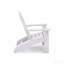 Chaise blanche Adirondack - Bois d'œuvre en polyéthylène haute qualité pour piscine, patio et jardin-1070627723