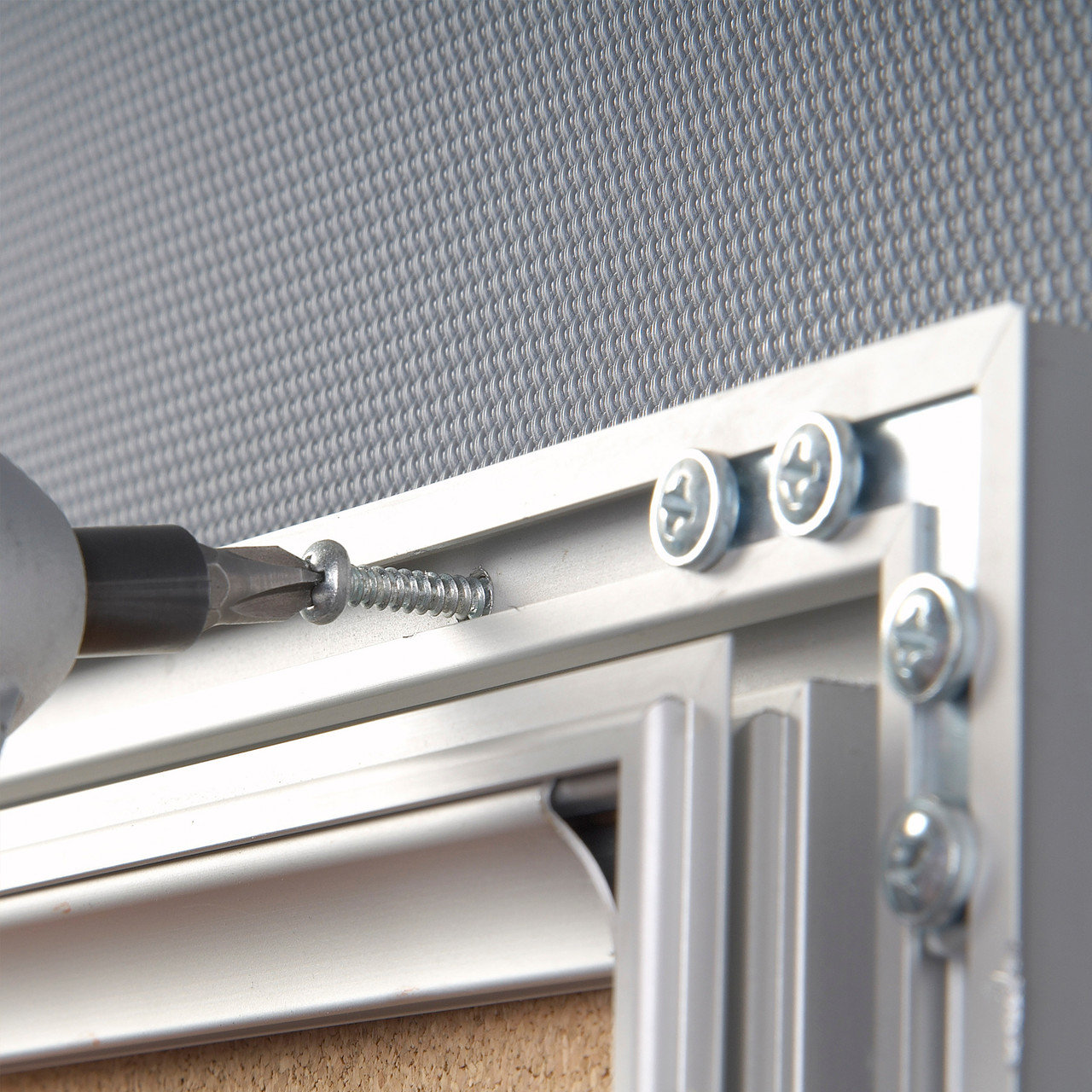 Azar Displays Large Enclosed Cork Bulletin Board w/ Lock & Key | Wayfair