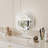 LED Lighted Vanity Mirror with 3 Color Temperatures (Cool/Natural/Warm), Touch Control Stepless Dimming, Eye-Caring Soft Light, Flower-Shaped Frame & Acrylic Base, HD Clear Mirror-1144012614
