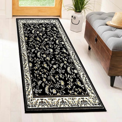 Floral Flatweave Area Rug