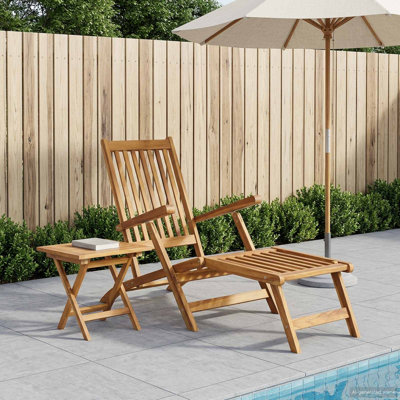 Folding Reclining Deck Chair