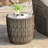 Cambelle 2-Person Outdoor Swivel Rattan Seating Group with Ottomans-951824044-951824047