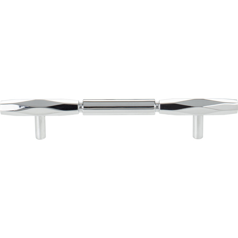 Kingsmill Bar Pull, Polished Chrome, 5 1/16" Center to Center