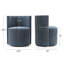 Fauteuil d'appoint moderne en tonneau avec roulettes-1790956558