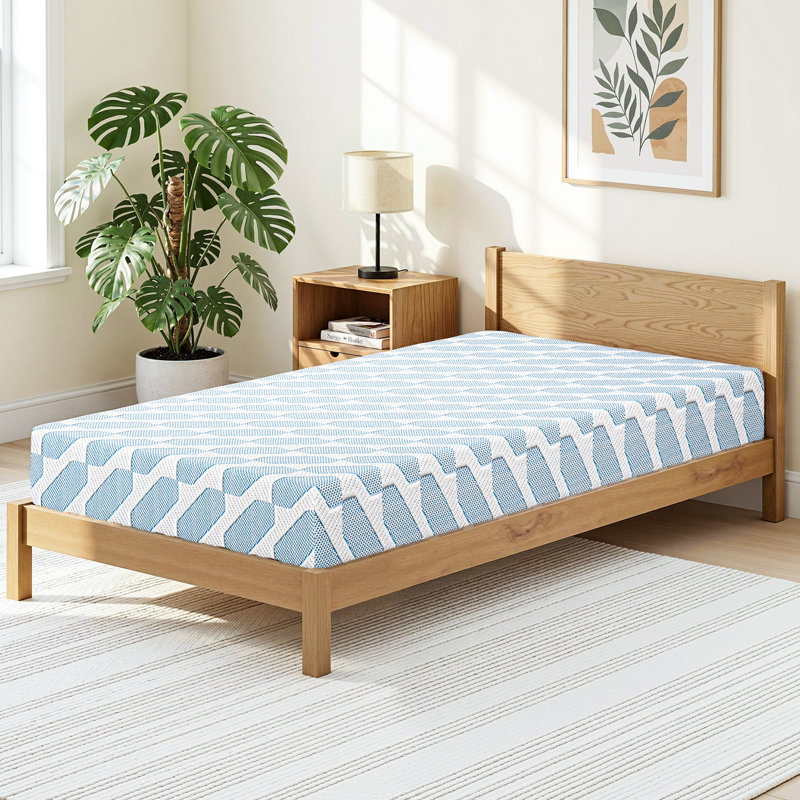 Matelas en mousse viscoélastique gélifiée mi-ferme, Lit simple, 8"