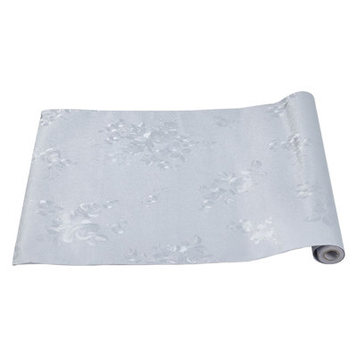 Retro Flower Textured PVC Wallpaper Roll