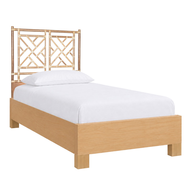 Chippendale Standard Bed, Twin Extra Long, Natural
