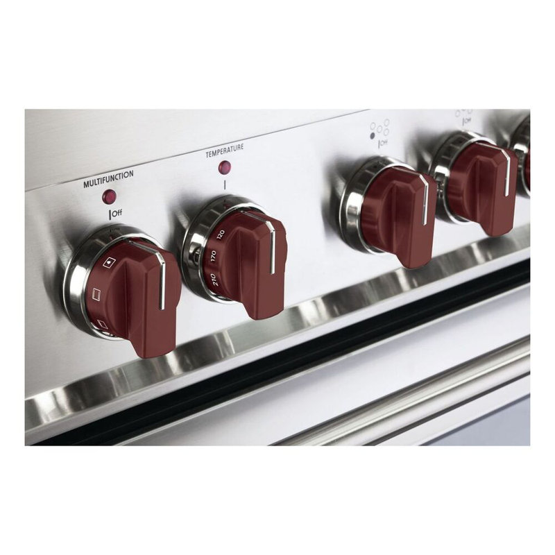Ensemble de boutons de couleur pour cuisinière à induction à four simple Designer (bourgogne), Bourgogne