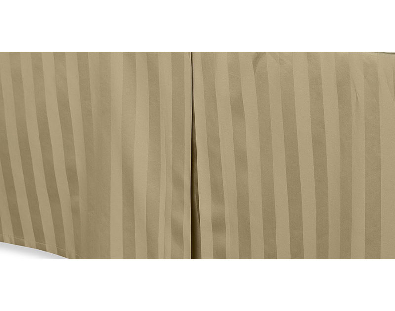 Wamsutta Pleated Bed Skirt, Full / Double, Wheat