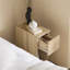 20cm W Manufactured Wood Bedside Table