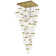 Braxten 33 - Light Dimmable LED Square Chandelier