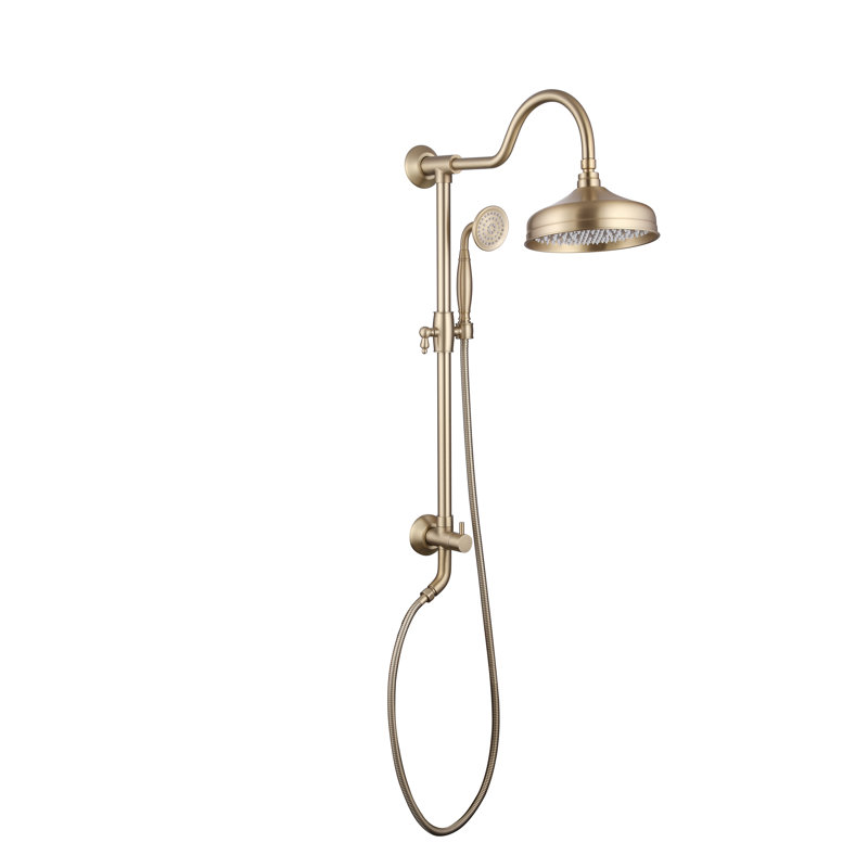 Pomme de douche double 1,8 GPM GPM, Or