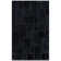 Studio Geometric Handwoven Leather Rug with Felt