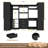  88.8'' W Closet System with Wooden Drawers and Hanging Rods-1396197254