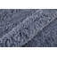 Tapis bleu uni rectangulaire en polyester touffeté à la main Brankica-1536836099