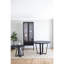 Table basse élégante noire D23,5 x 24,5 po