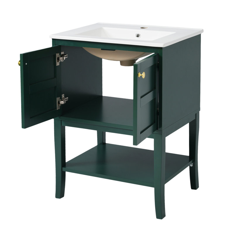 Meuble-lavabo moderne avec rangement spacieux et lavabo élégant