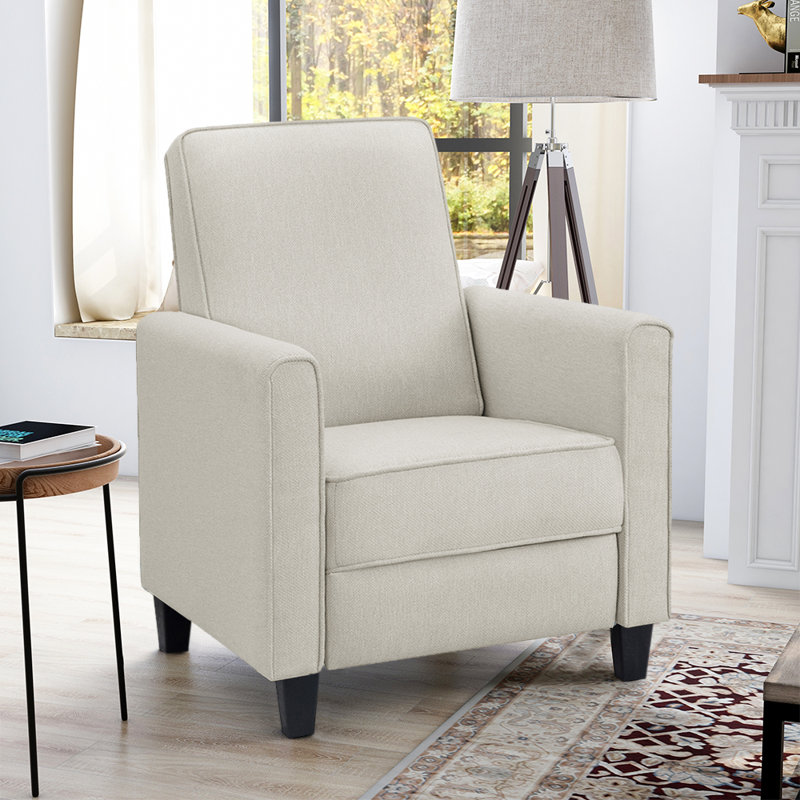 Fauteuil inclinable Mulvane, Lin beige