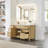 Beckett 60" Freestanding Single Bathroom Vanity with Cultured Marble Top-127222811-61129872-49797319