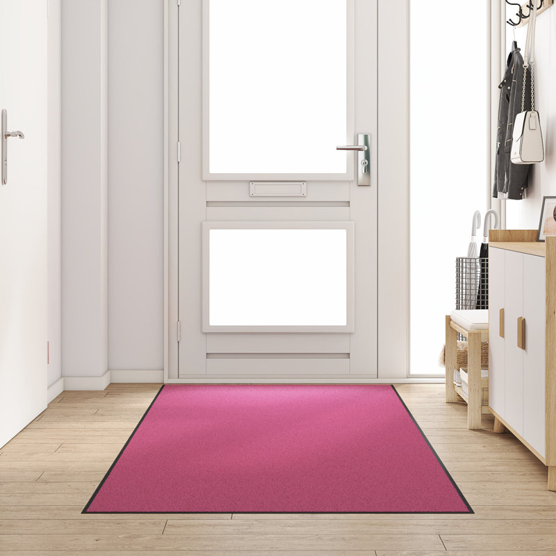 Non-Slip Indoor / Outdoor Doormat, Pink, 120 x 250 cm