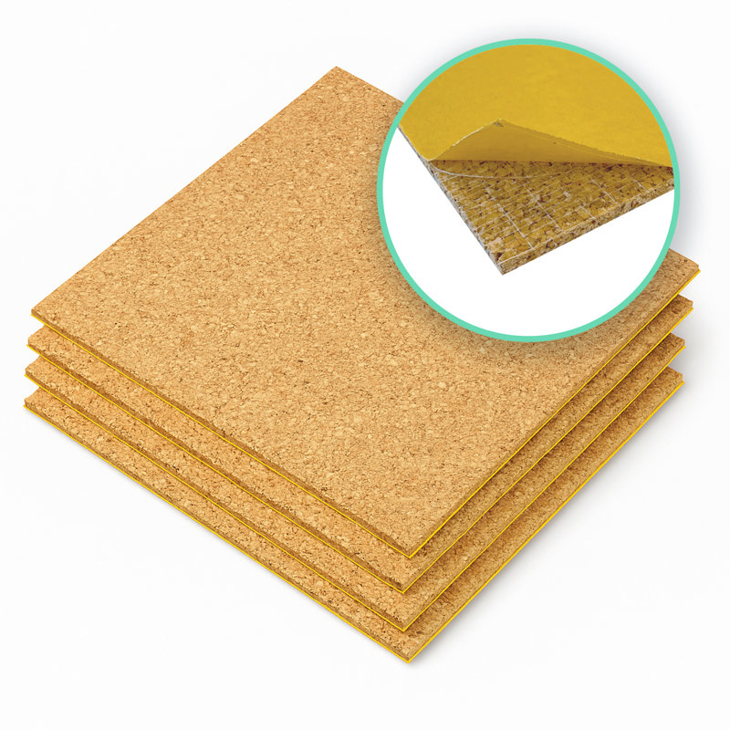Carreau naturel 12 x 12, 5 mm (3/16 po d'épaisseur), auto-adhésif - paquet de 4