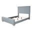 Lit tapissier en chenille Tenneset bleu sarcelle clair-861594759