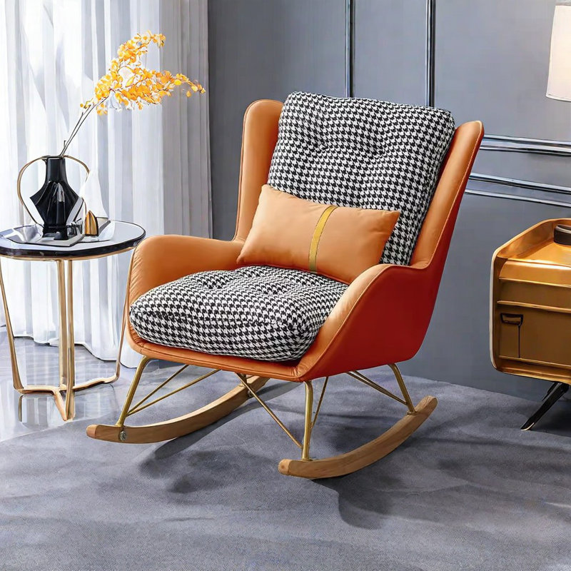 Chaise berçante Casual, Orange