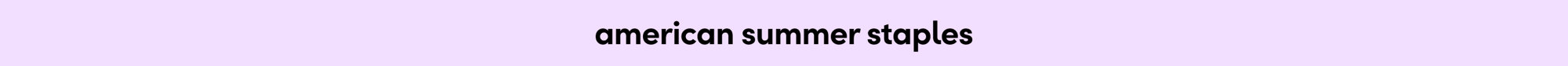 american summer