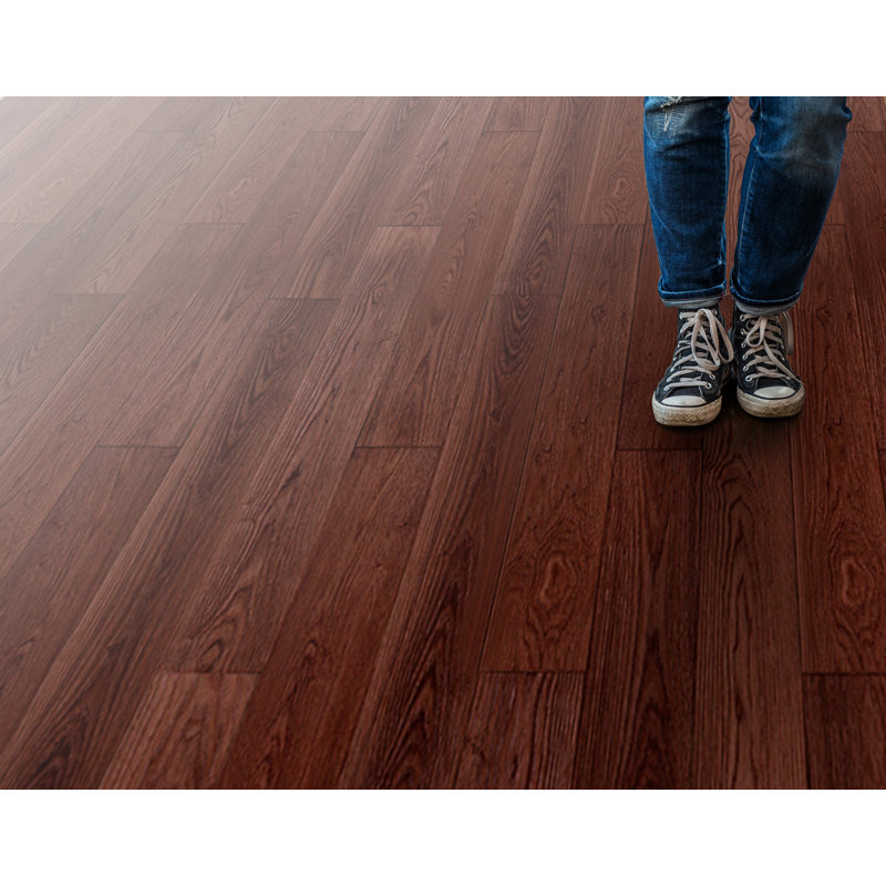 6.2" W x 39.4" L Peel and Stick Wood Look Vinyl Flooring,Self-adhesive Vinyl Flooring, Burgundy Cherry