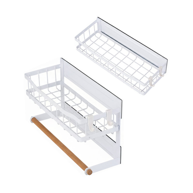 Freestanding Spice Rack, White