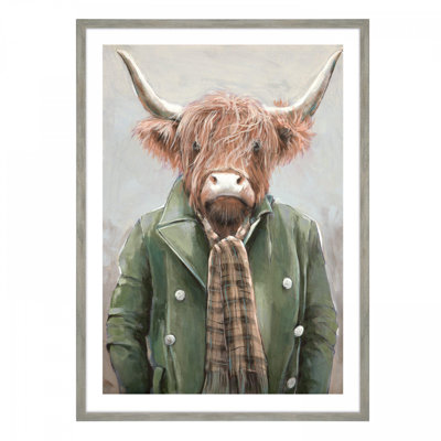 Angus - Highland Cow Framed Wall Art