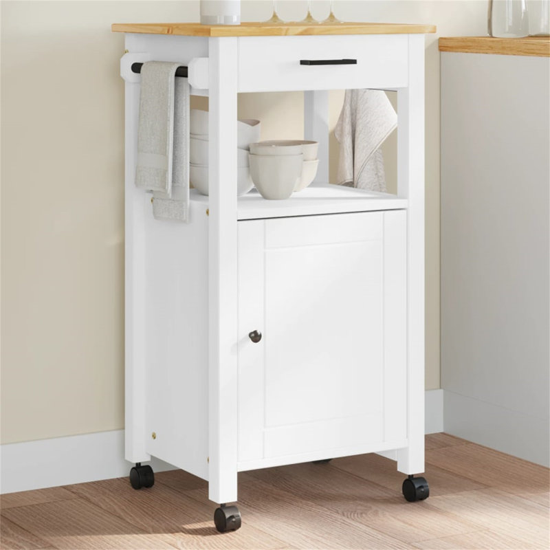 Bar Cart, White