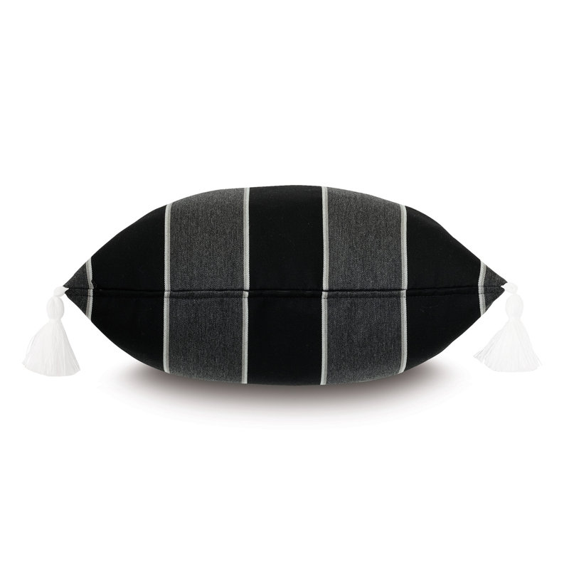 Arcos Tassels Sunbrella® Outdoor Reversible Throw Pillow