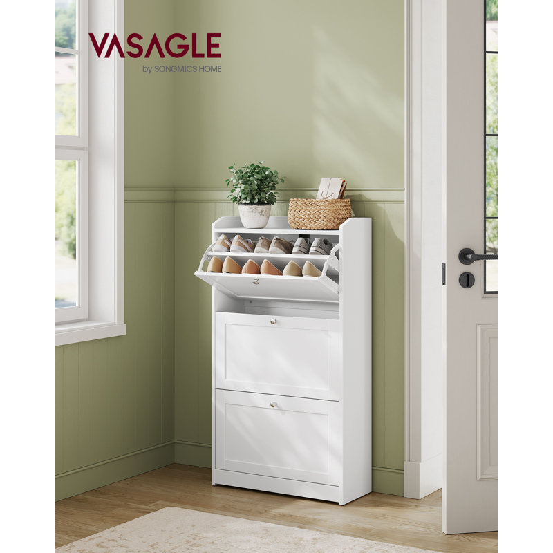 3 Pair Flip Down Shoe Storage