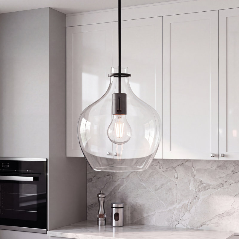 Clear Glass Hanging Light