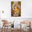 Zodiac (1896) by Alphonse Mucha - Floater Frame Painting on Canvas-294750600-294750604