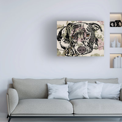 Animaux, œil latéral sur toile