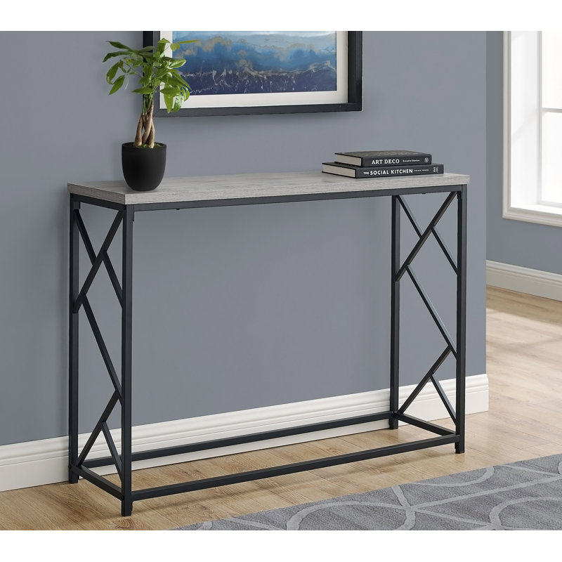 Table d'appoint contemporaine et moderne pour console, vestibule ou canapé, fabrication durable et conception pratique