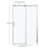48"- 48 13/16" W x 76" H Single Sliding Frameless Shower Door with 5/16 in. Clear Tempered Glass-53511883