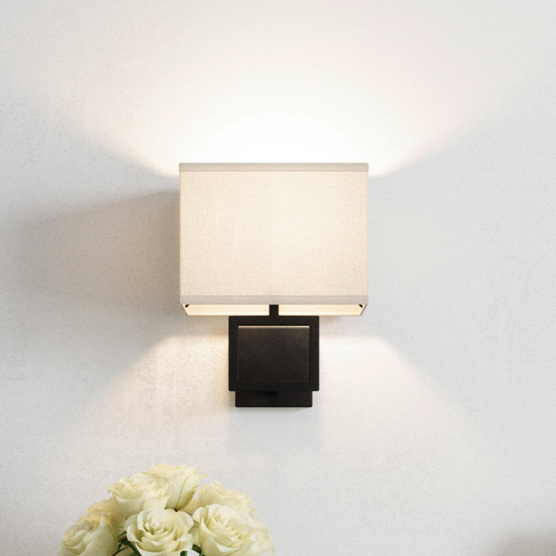 Pranisha Steel Armed Sconce, Black